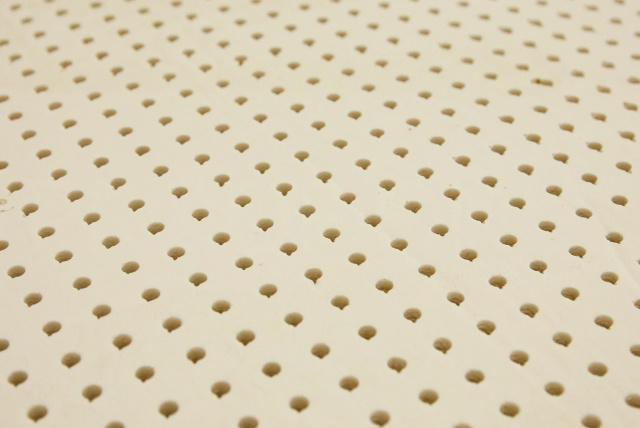closeup shot of a block of foam
